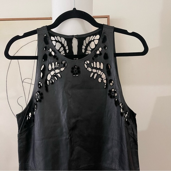 Shakuhachi leather dress M - mordernwear.com